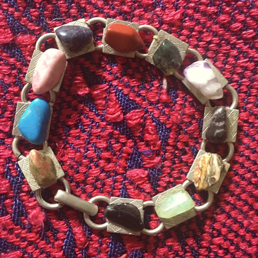 Semi precious stone bracelet